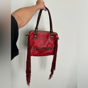 Myra Blood Currant Concealed Carry Bag